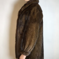 Schöne Nerzjacke naturbraun vom Kürschner Gr. 34/36 Damen