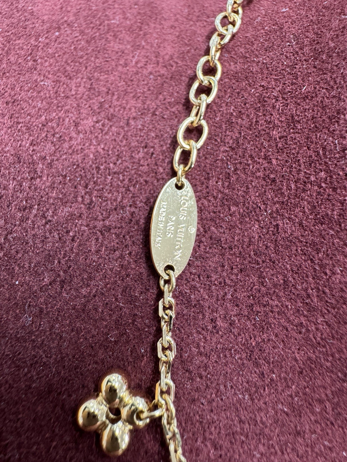 Louis Vuitton M64855 Blooming Supple Collier Halskette Gold