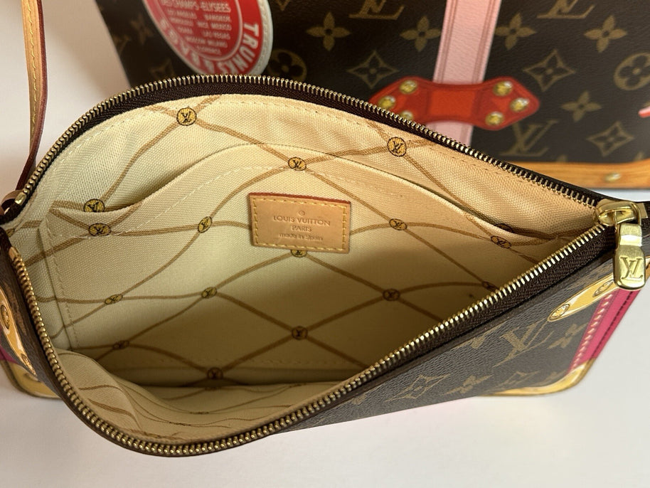 Louis Vuitton Summer Trunk Monogram Neverfull MM Tote Bag M41390