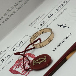 Cartier Love Ring 750er Roségold 3,6 mm kleines Modell Größe 57
