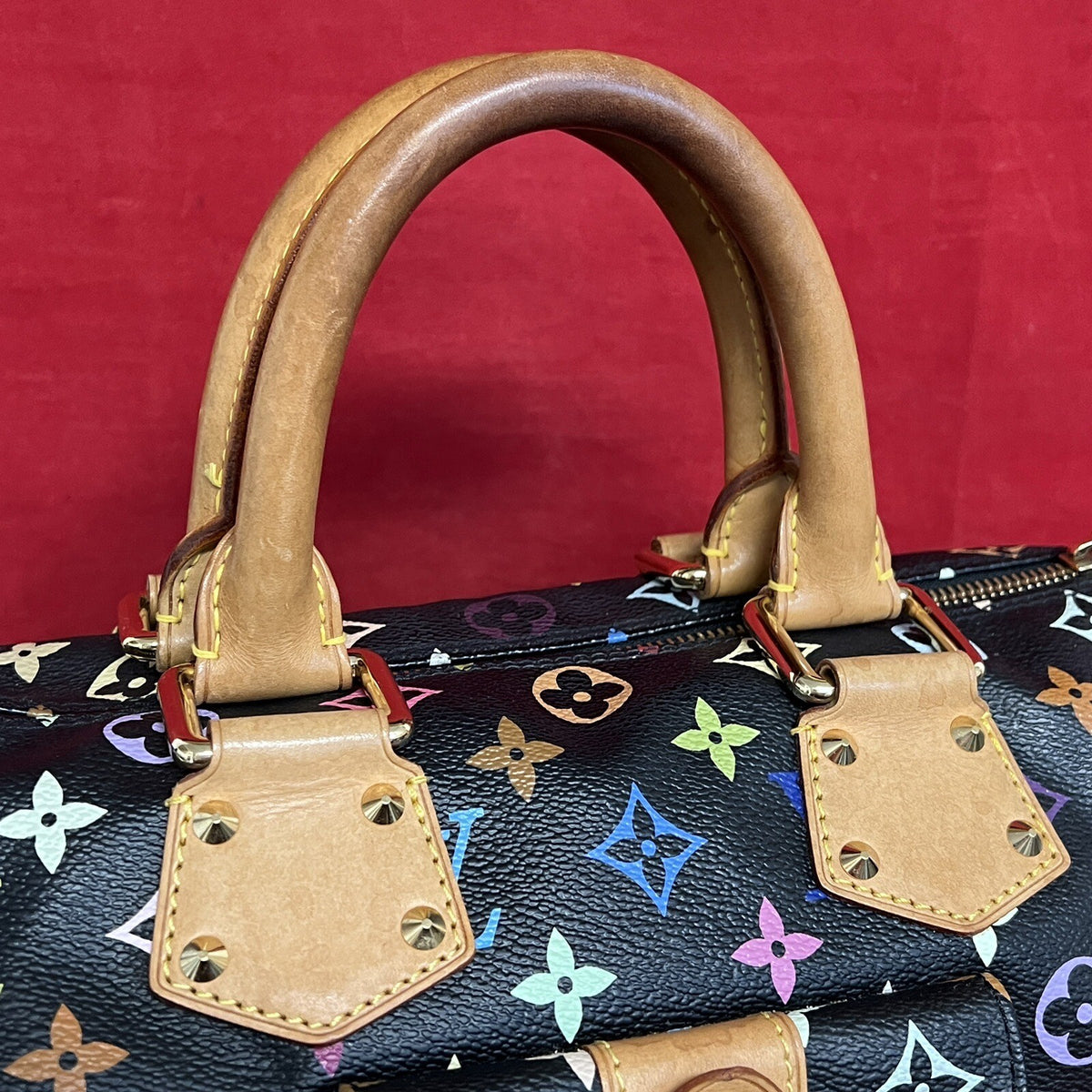 Louis Vuitton Speedy 30 Multicolore / Multicolor Monogram Damen Handtasche 2003
