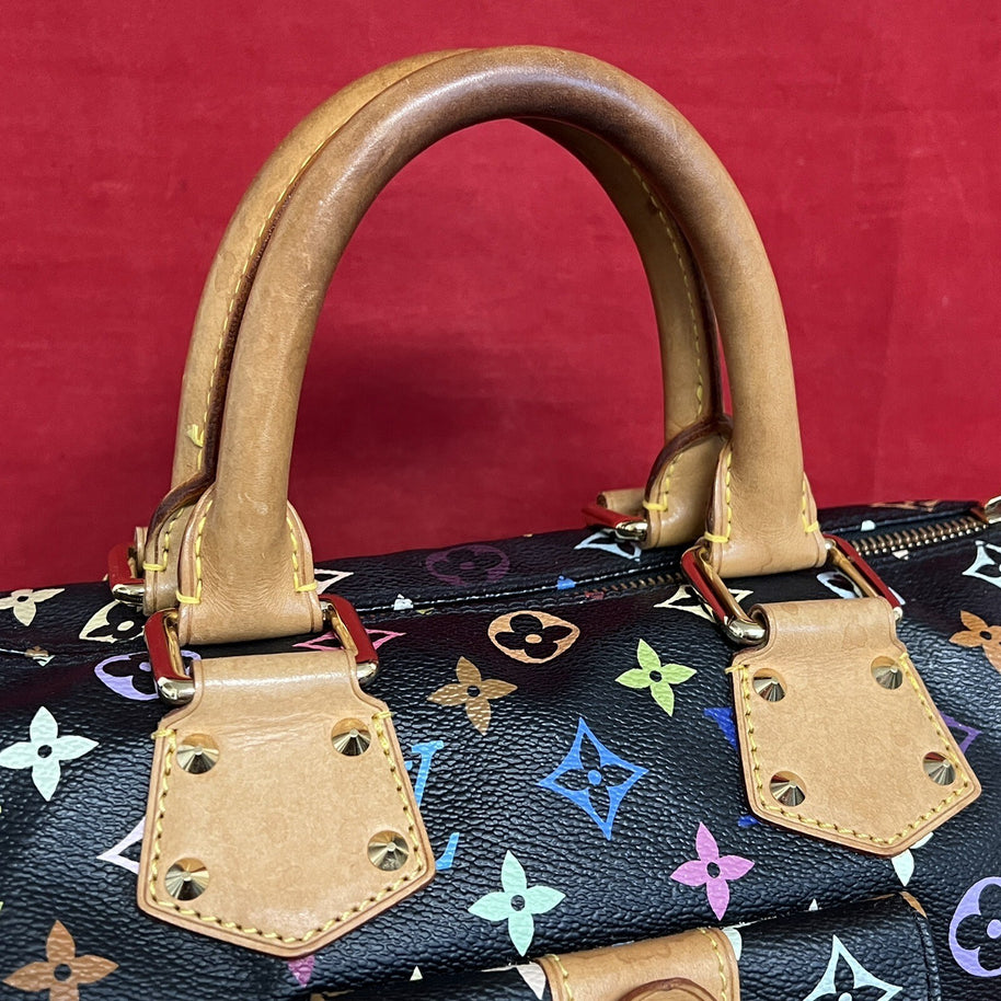 Louis Vuitton Speedy 30 Multicolore / Multicolor Monogram Damen Handtasche 2003