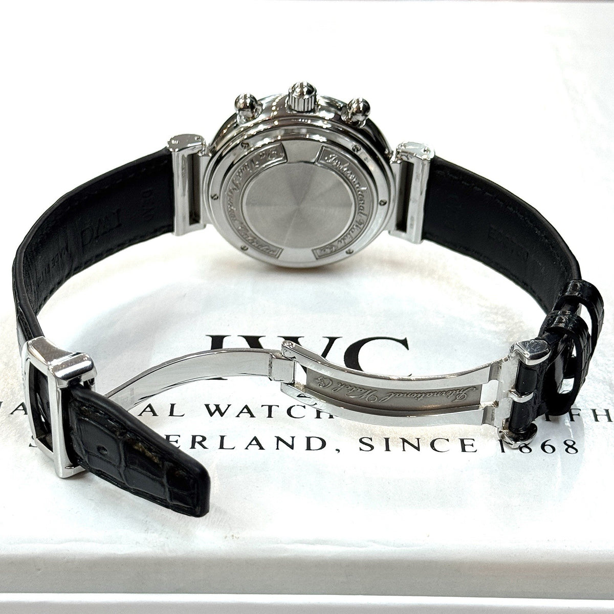 IWC Da Vinci Edelstahl 41.5mm Automatik Ewiger Kalender IW375803 Fullset 2006
