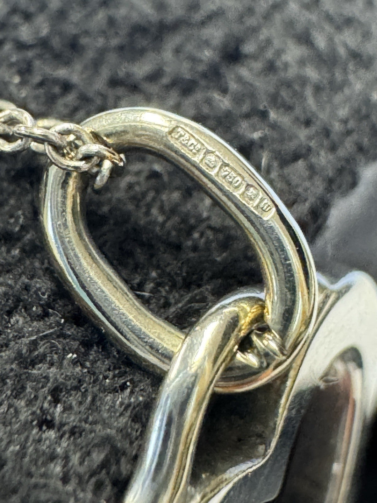 Tiffany & Co. Keys Herz Schlüssel großer Anhänger Weißgold + Orig. Kette