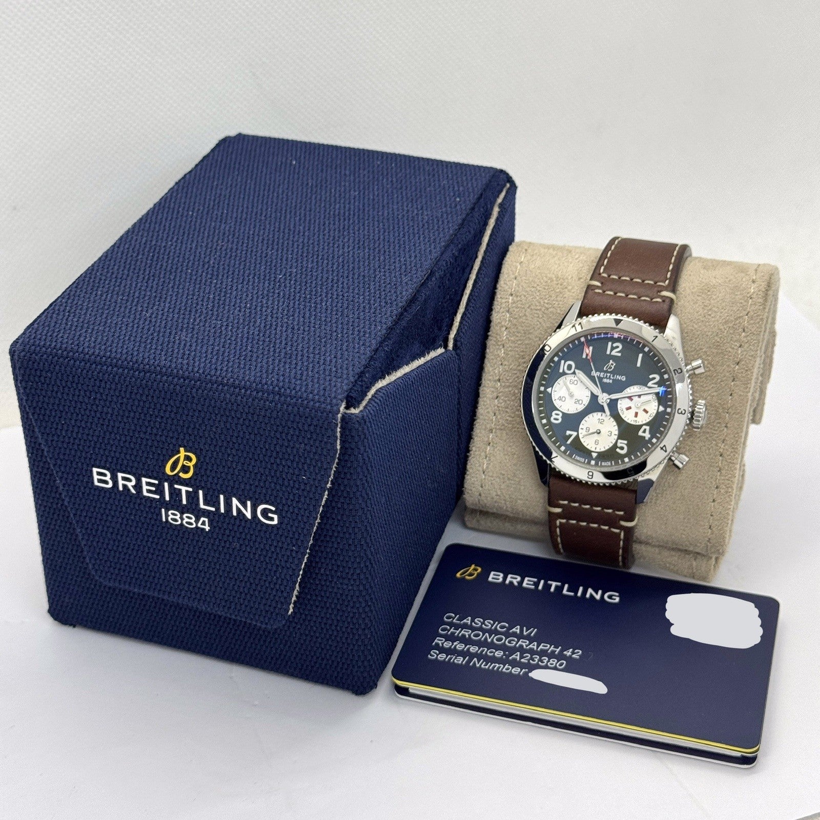 BREITLING CLASSIC AVI CHRONOGRAPH 42 CURTISS WARHAWK A233802A1L1X1