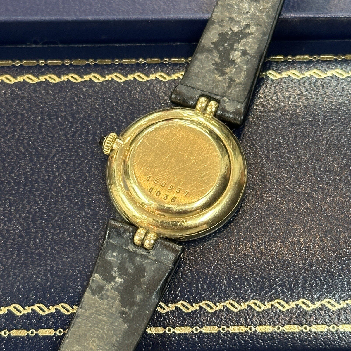 Chopard Happy Diamonds Damenuhr 18K/750er Gelbgold Fullset & Service