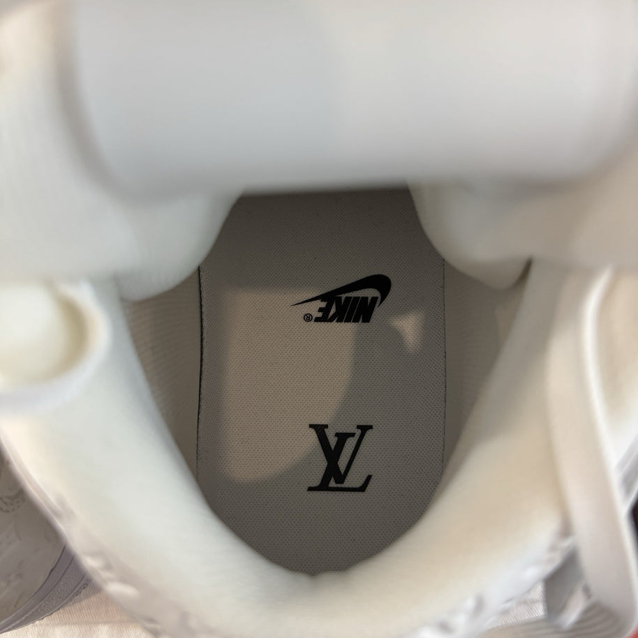 NIKE X LOUIS VUITTON AIR FORCE 1 MID SNEAKER VIRGIL ABLOH OFF-WHITE US 15