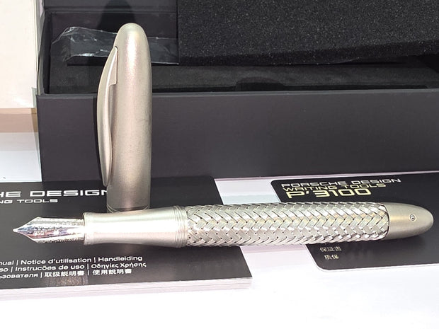 Porsche Design Writing Tools P3100 Fountain Pen M Nib Füllfederhalter