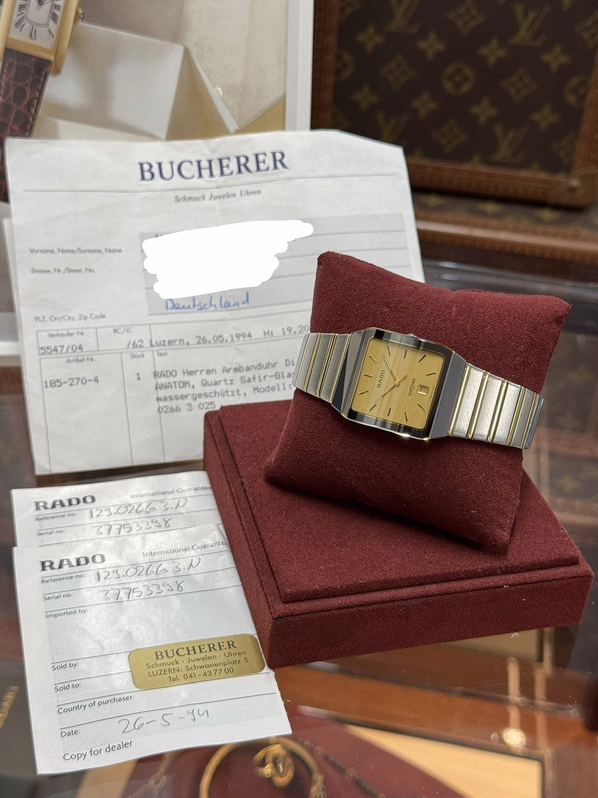 Rado Diastar Keramik Stahl Gold 129.0266.3