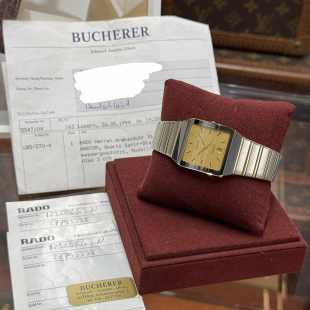 Rado Diastar Keramik Stahl Gold 129.0266.3
