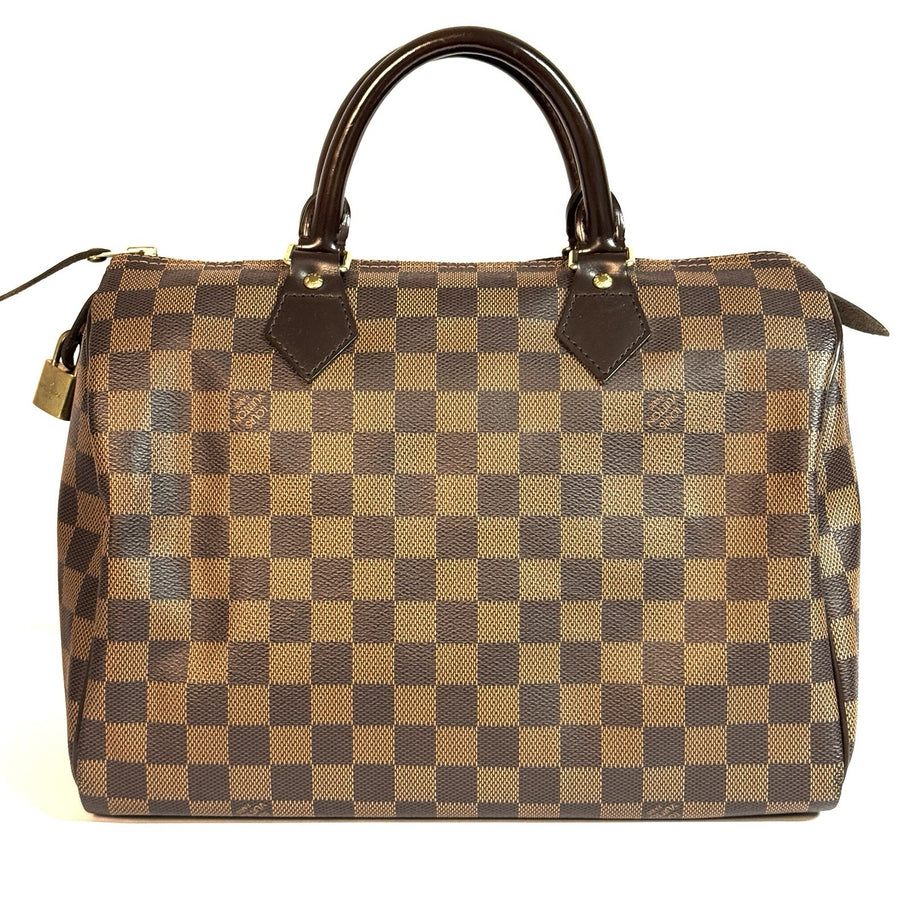Louis Vuitton Speedy 30 Damier Ebene 2009 TOP Zustand (personalisiert)