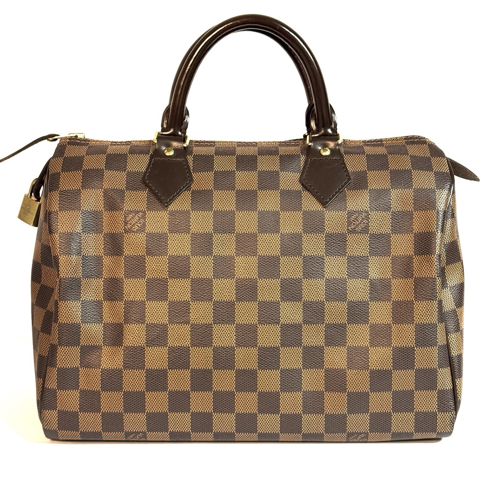 Louis Vuitton Speedy 30 Damier Ebene 2009 TOP Zustand (personalisiert)