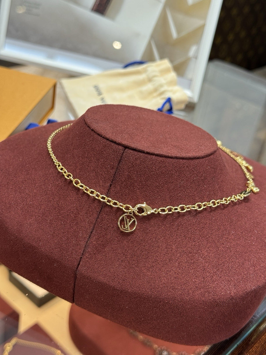 Louis Vuitton M64855 Blooming Supple Collier Halskette Gold