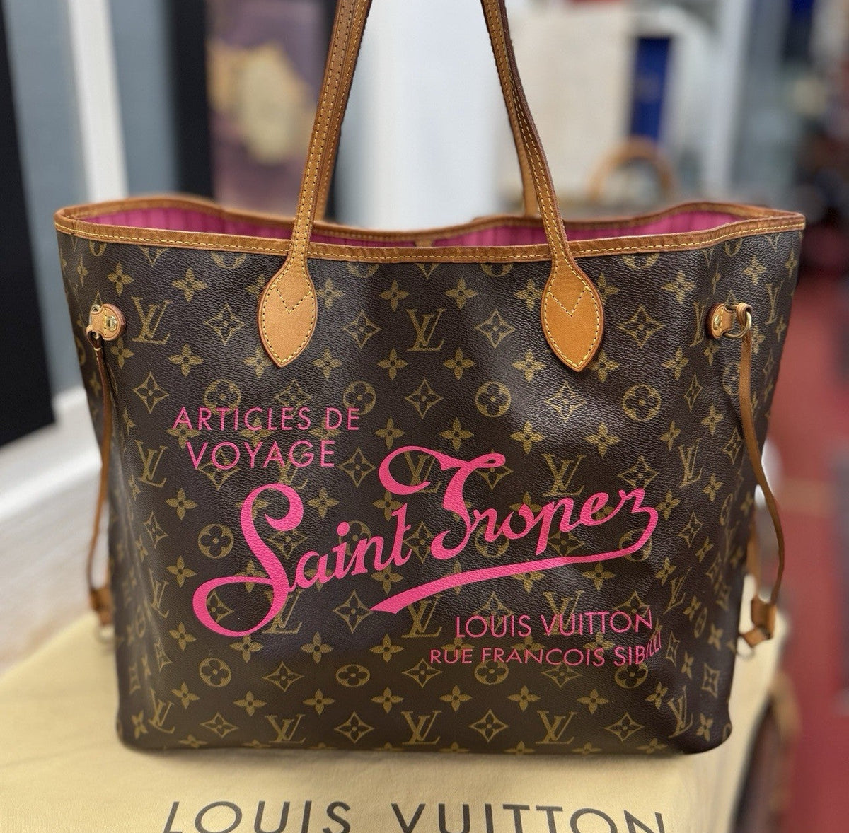 Louis Vuitton Neverfull GM St Saint Tropez Monogram Shopper Limited Edition