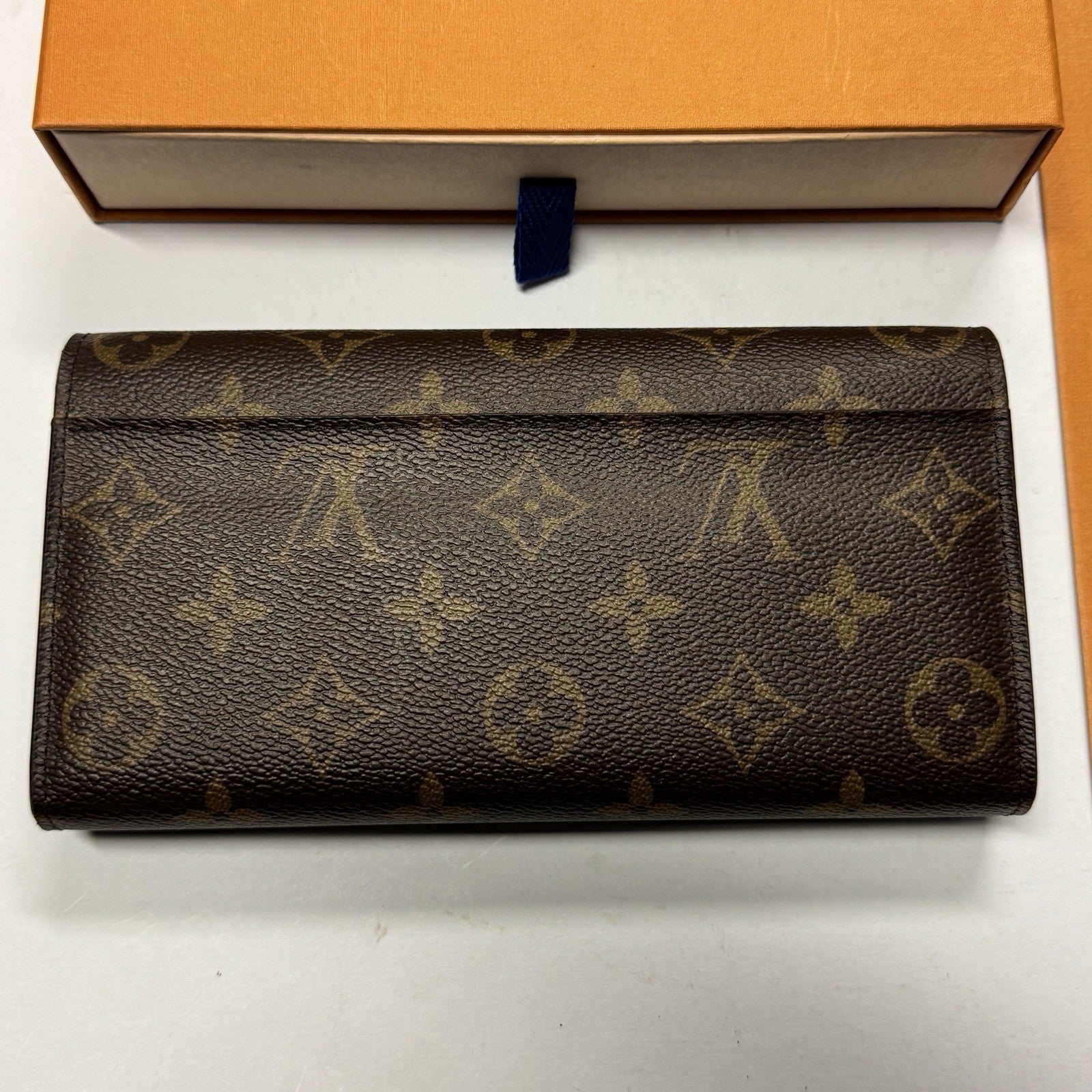 Louis Vuitton Sarah Geldbörse Portemonnaie Monogram Canvas Top Zustand