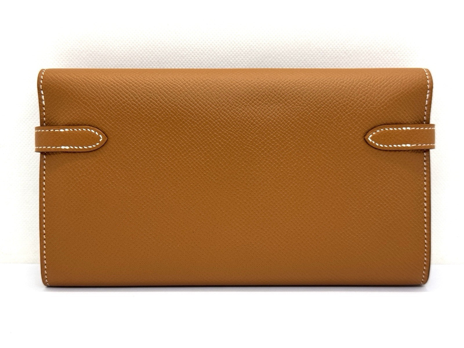 Hermes Kelly To Go Wallet Long Epsom Gold Braun Palladium Portemonnaie 2018