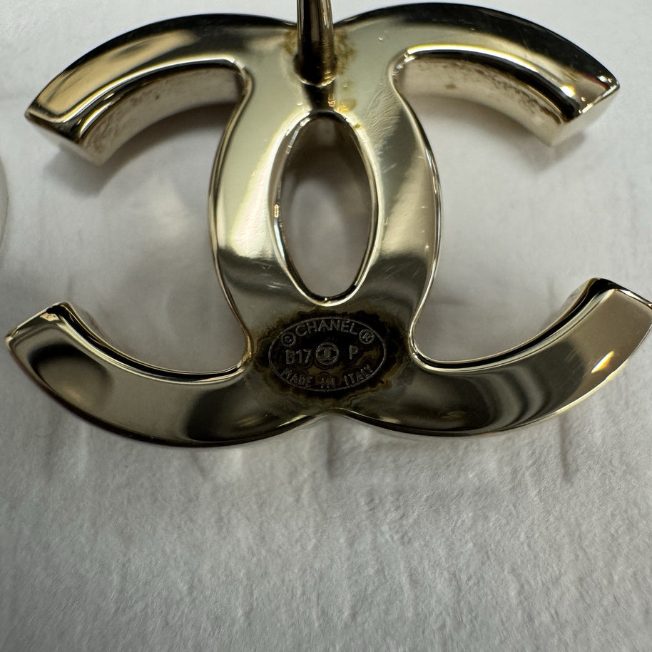 Chanel A96502 CC Ohrringe Ohrclips Ohrstecker Gold