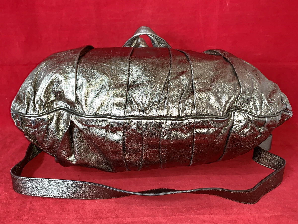 Gucci Hysteria Medium Damen Handtasche Silbergrau Schultertasche NP. 1.790€!