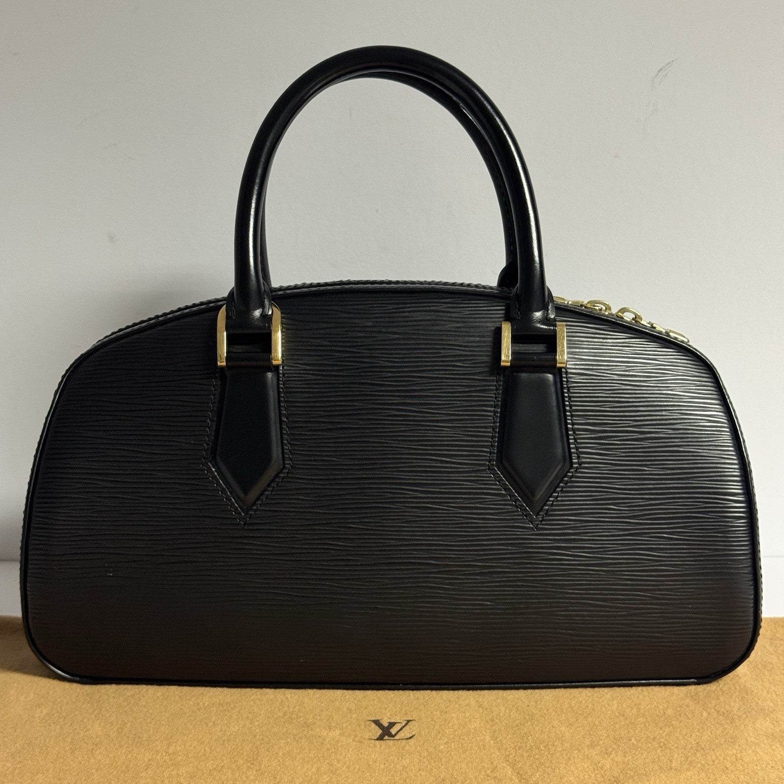 Louis Vuitton Jasmine Handtasche Epi Leder Schwarz Vintage 2001 TOP Zustand