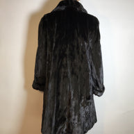 Wunderschöner Nerzmantel Original SAGA MINK Nerz schwarz Gr. 42/44 Damen