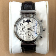 IWC Da Vinci Edelstahl 41.5mm Automatik Ewiger Kalender IW375803 Fullset 2006