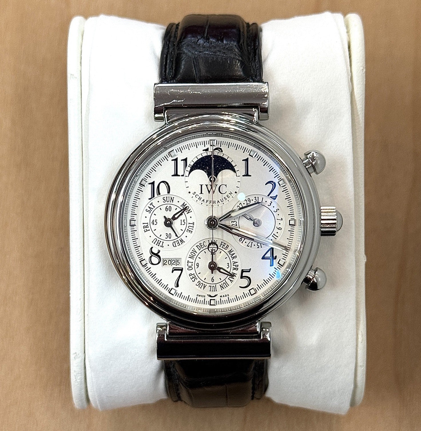 IWC Da Vinci Edelstahl 41.5mm Automatik Ewiger Kalender IW375803 Fullset 2006
