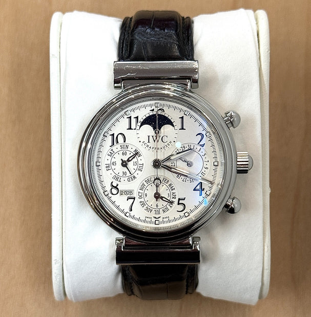 IWC Da Vinci Edelstahl 41.5mm Automatik Ewiger Kalender IW375803 Fullset 2006