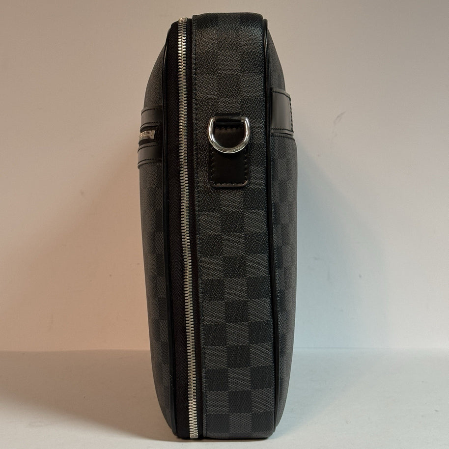 Louis Vuitton Steeve Porte Documents Damier Graphite Herren Businesstasche