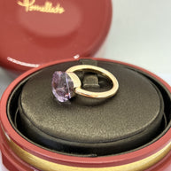 Pomellato Nudo Ring Gr. 52 Rose de France 750er Rosegold mit Amethyst