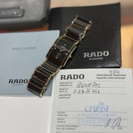 Rado Diastar Integral Jubile Keramik Schwarz Gold mit Diamanten 160.0282.3