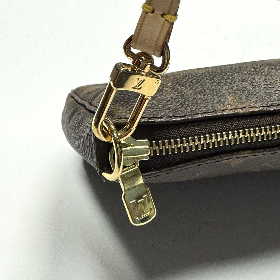 Louis Vuitton Pochette Accessoires Monogram Canvas Täschchen Clutch TOP Zustand