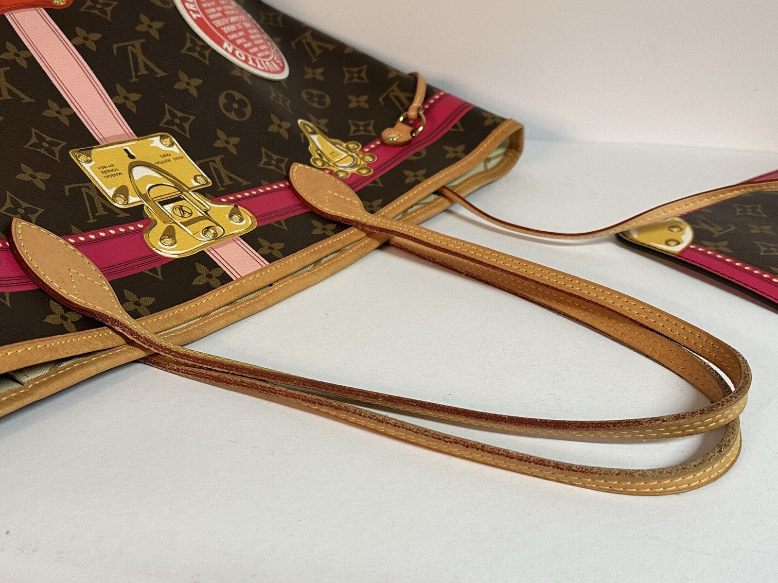 Louis Vuitton Summer Trunk Monogram Neverfull MM Tote Bag M41390