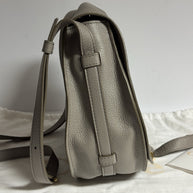 Chloé Marcie Medium Saddle Bag Cashmere Grey Umhängetasche Grau NEU