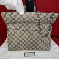 Gucci Mittelgroße Dionysus GG Monogram & Schwarz Schultertasche