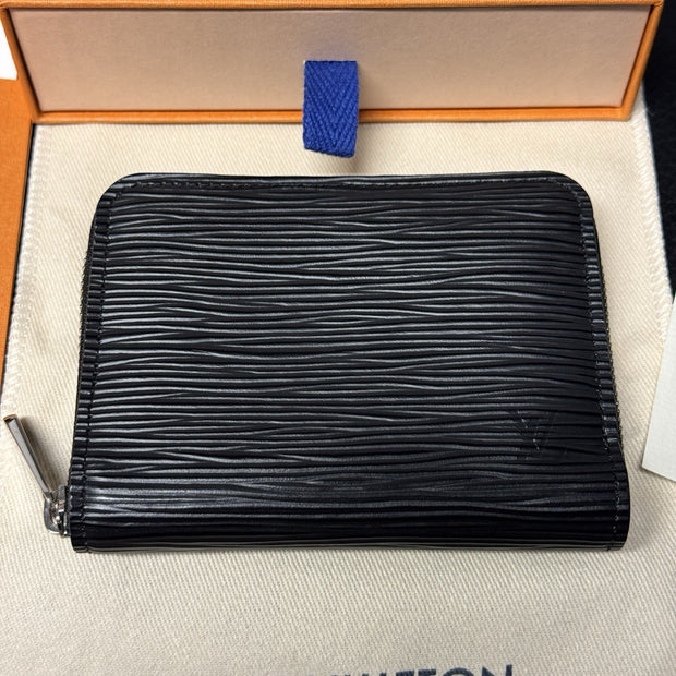 Louis Vuitton Zippy Coin Geldbörse Epi Leder Schwarz mit orig. Rechnung