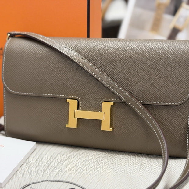 Hermes Constance To Go Veau Epsom Etoupe Gold 2025