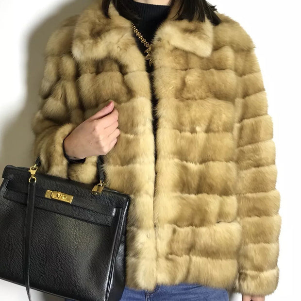Traumhafte Gold Zobel Jacke by FEILITSCH Damen EU: 38 absolut neuwertig!