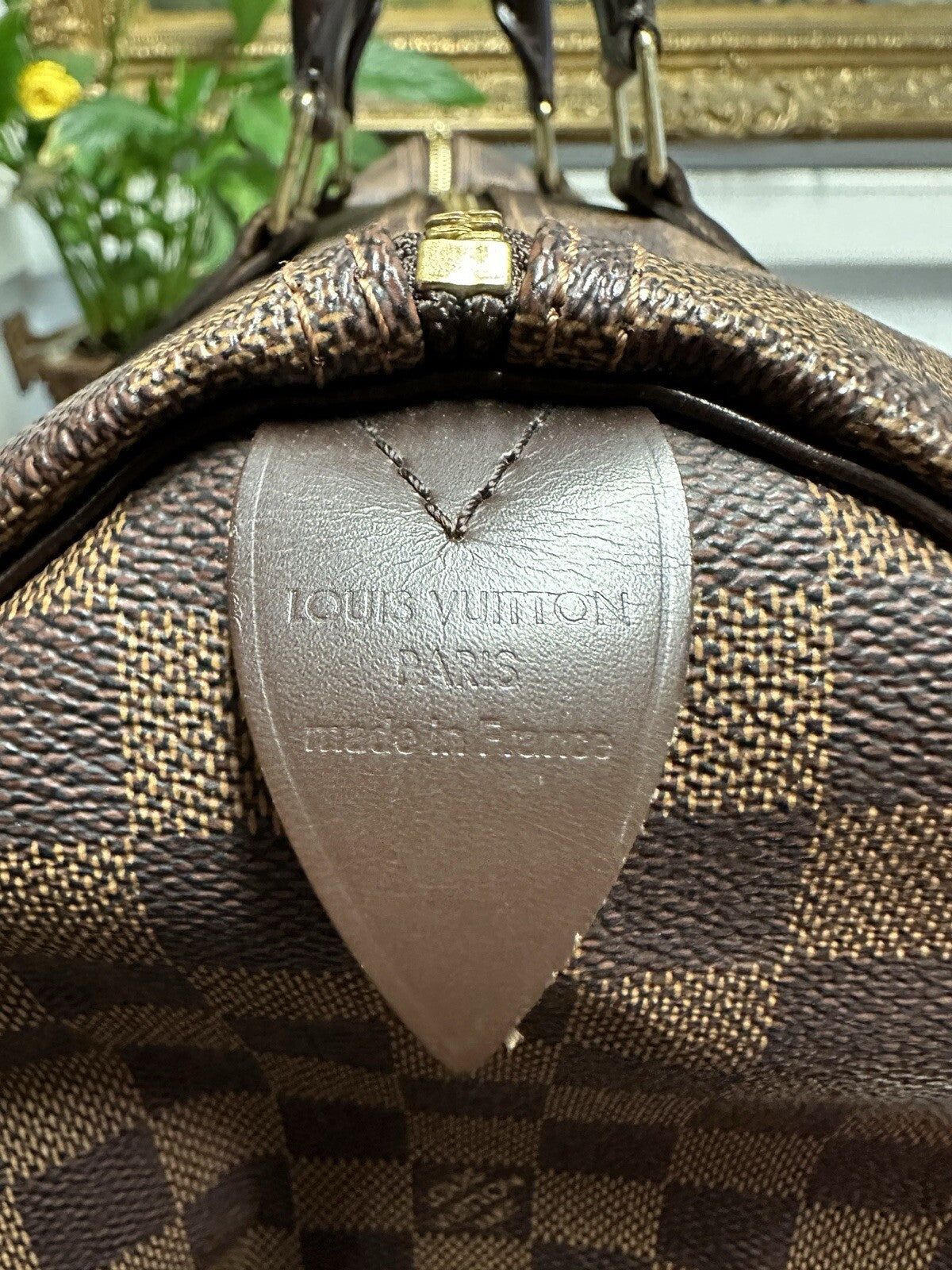 Louis Vuitton Speedy 35 Damier Ebene 2011 Top Zustand