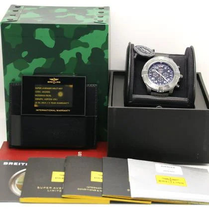 Breitling Super Avenger II Military Limited Black M2233010