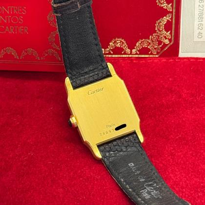 Cartier Santos Dumont Gold Handaufzug Ref. 78097