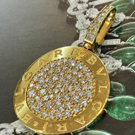 Bvlgari Roma Collana Anhänger aus 18K Gelbgold mit 2,7 ct Diamanten