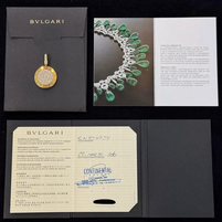 Bvlgari Roma Collana Anhänger aus 18K Gelbgold mit 2,7 ct Diamanten