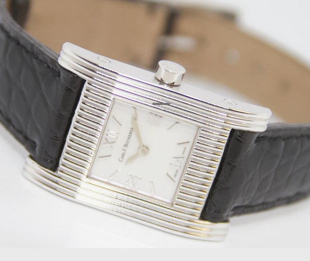 Carl F. Bucherer Pathos 18 Karat Weißgold Damenuhr Ref. 125-004