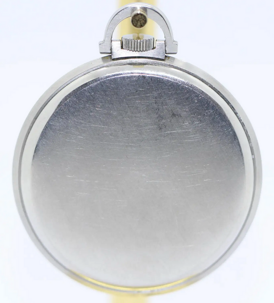 Rolex Precision Ref. 3400 Taschenuhr aus Edelstahl, ca. 1950