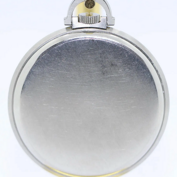 Rolex Precision Ref. 3400 Taschenuhr aus Edelstahl, ca. 1950