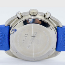 Heuer Blue Vintage Armbanduhr Chronograph Cal. 7765