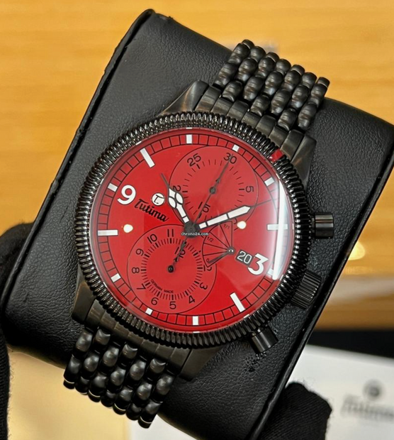 Tutima Grand Classic Black Chronograph PR referenz 781-44