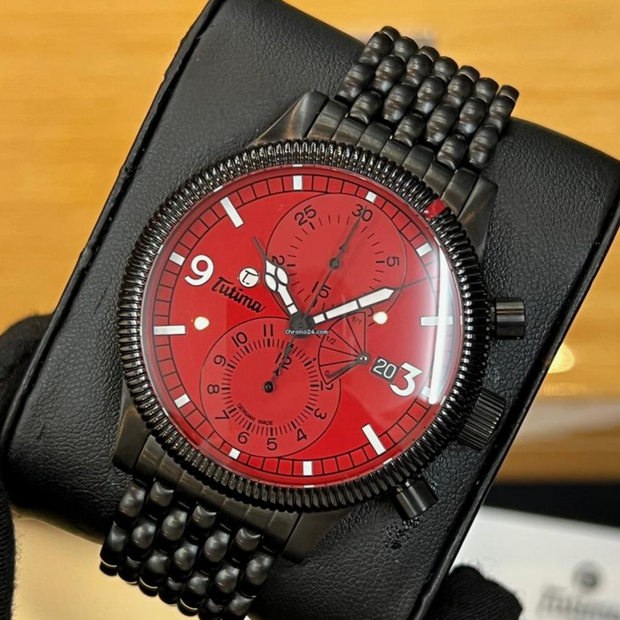 Tutima Grand Classic Black Chronograph PR referenz 781-44