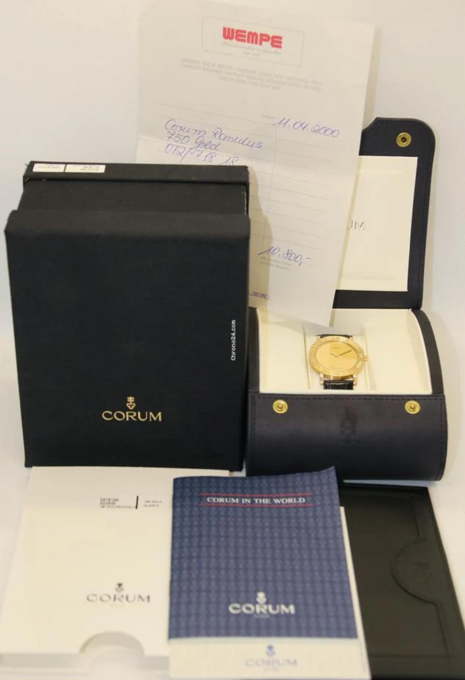 Corum Romvlvs Romulus 18K Gold 35mm Referenz 50.701.56