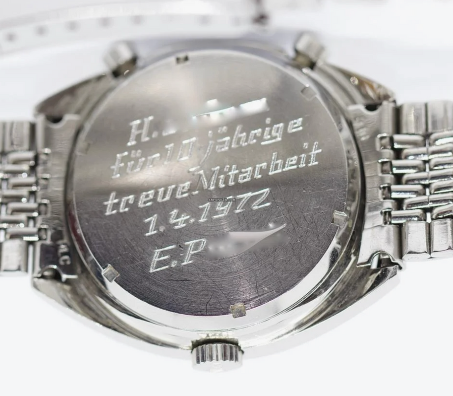 Heuer Vintage Carrera 1553 Automatic Chronograph RARE Tachy Dial